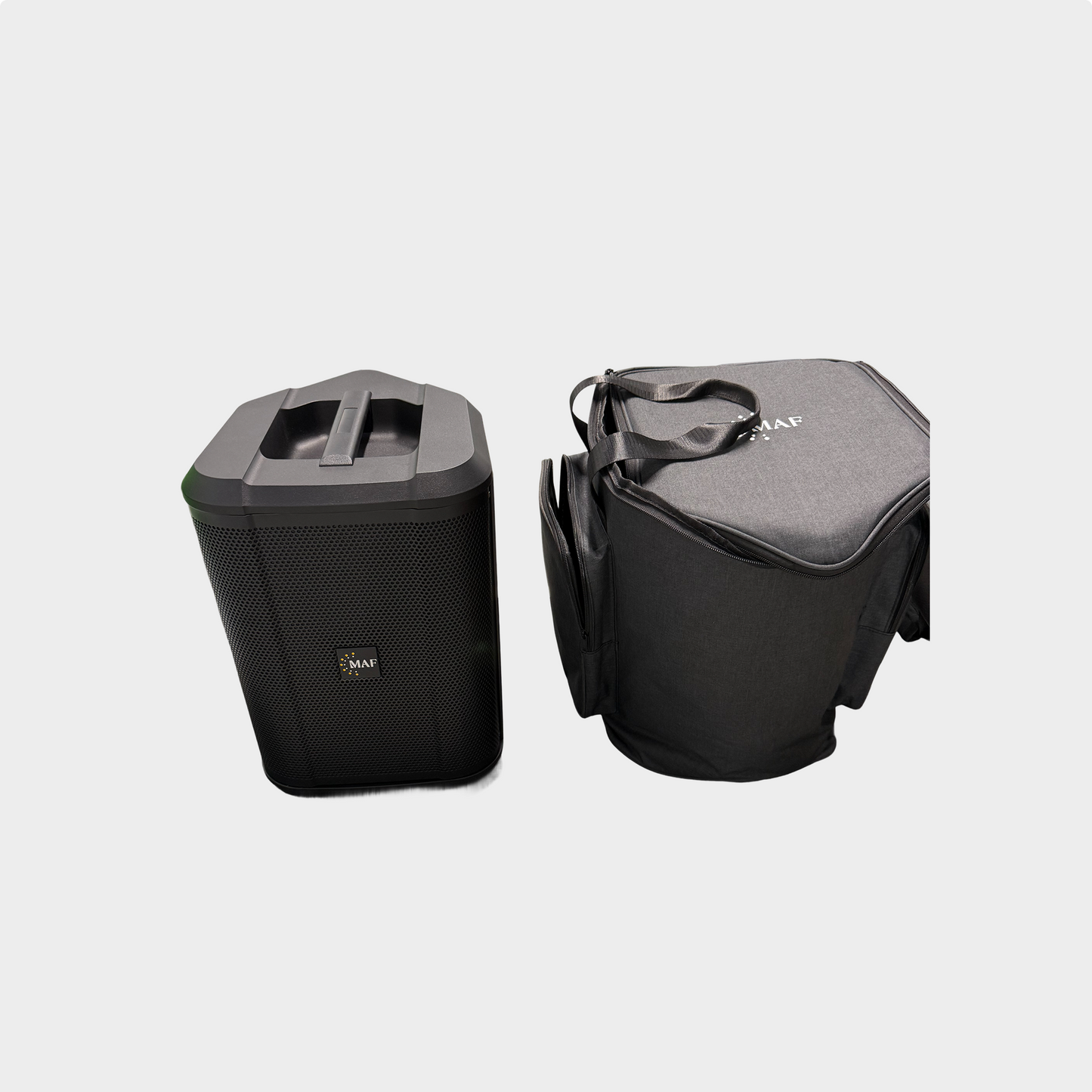 MAF M-Power – Enceinte Bluetooth Professionnelle avec 2 Micros Sans Fil