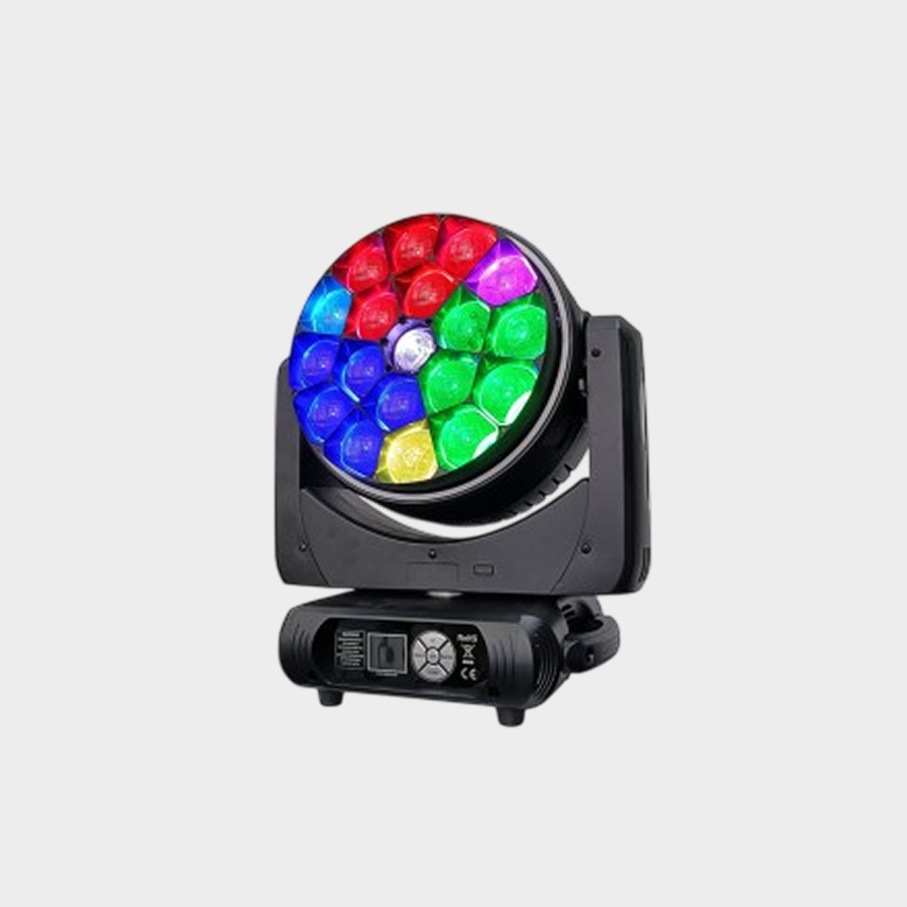 Lyre Wash professionnelle 19×40 W RGBW – 760 W LED