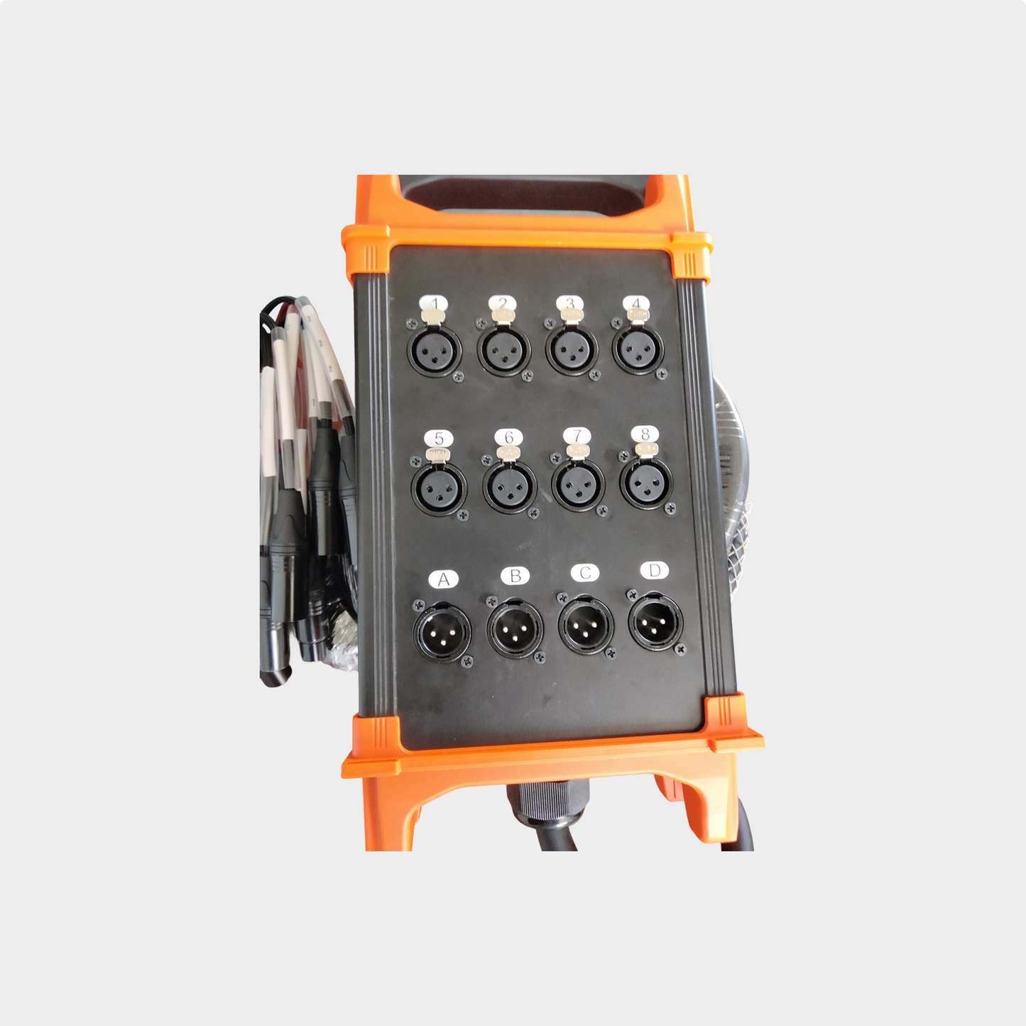Boîte de Scène Multipaire XLR Professionnelle 8 Entrées / 4 Sorties