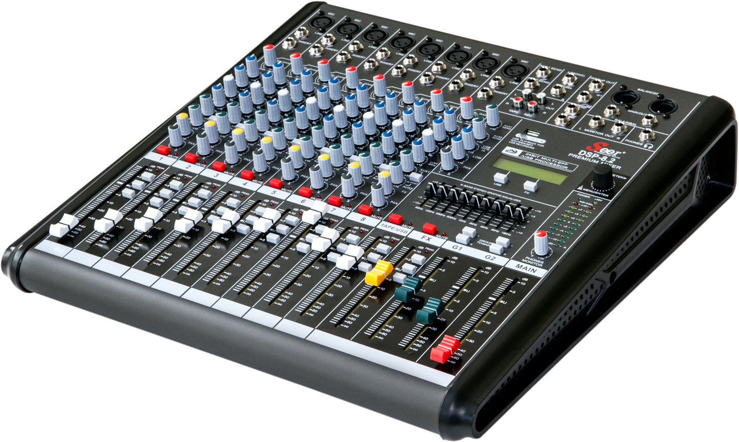 Table de Mixage Analogique Professionnelle 8 Canaux Live 8
