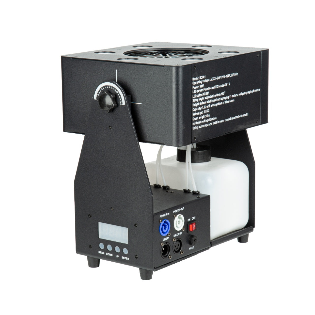 Machine à Bulles Professionnelle DMX – Jusqu'à 3 000 bulles/min