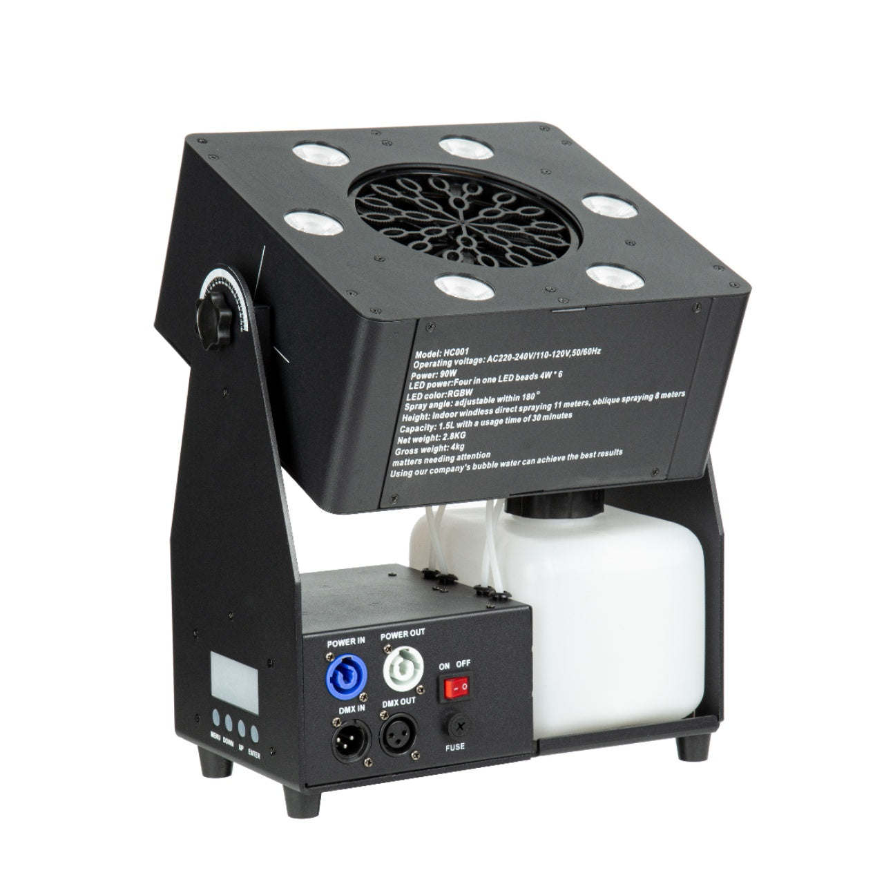 Machine à Bulles Professionnelle DMX – Jusqu'à 3 000 bulles/min