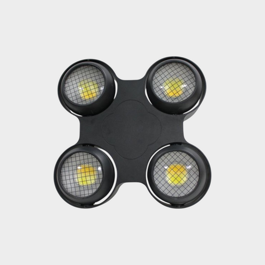 Blinder LED professionnel IP65 4x100W COB - Éclairage extérieur DMX haute puissance