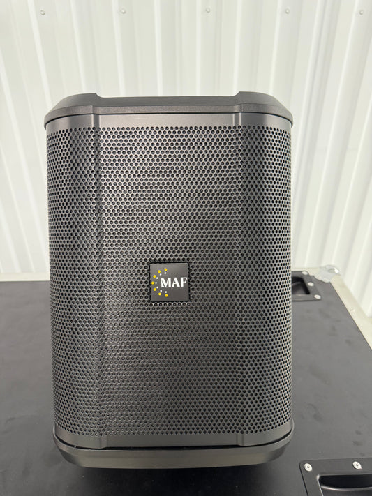 MAF M-Power – Enceinte Bluetooth Professionnelle avec 2 Micros Sans Fil