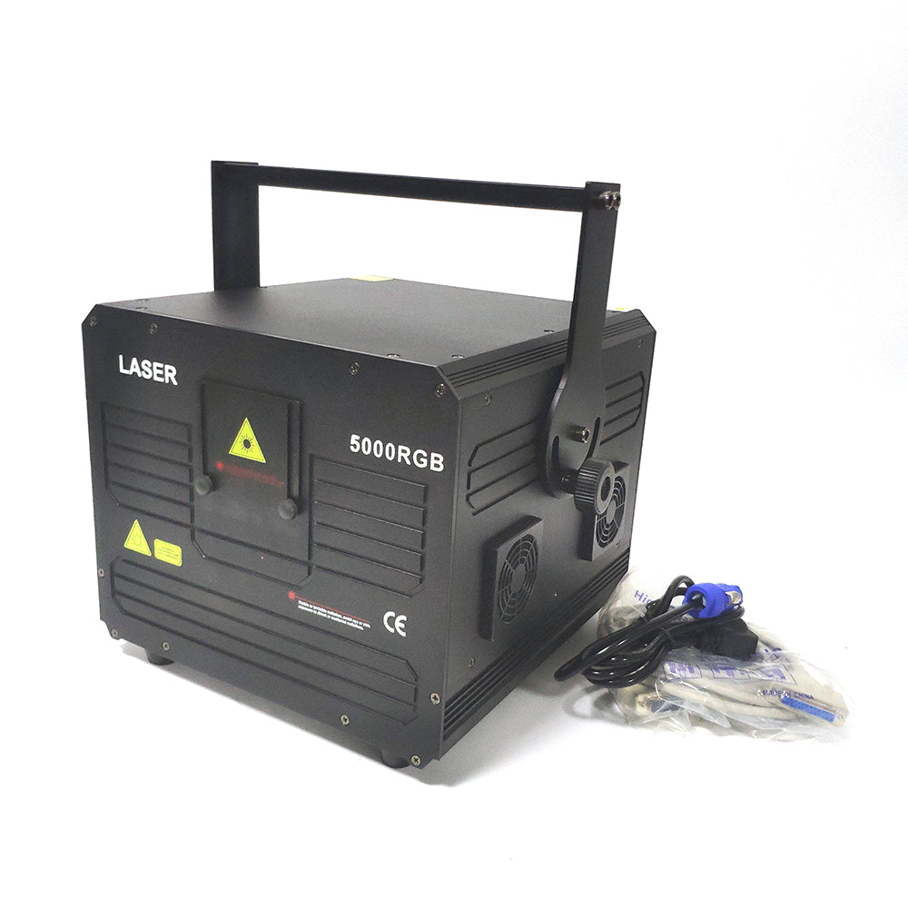 Laser RGB Professionnel 5000 mW – Effets Laser Haute Puissance