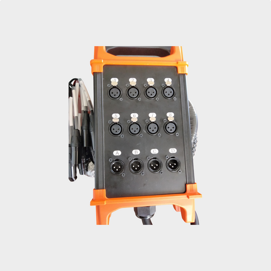 Boîte de Scène Multipaire XLR Professionnelle 8 Entrées / 4 Sorties