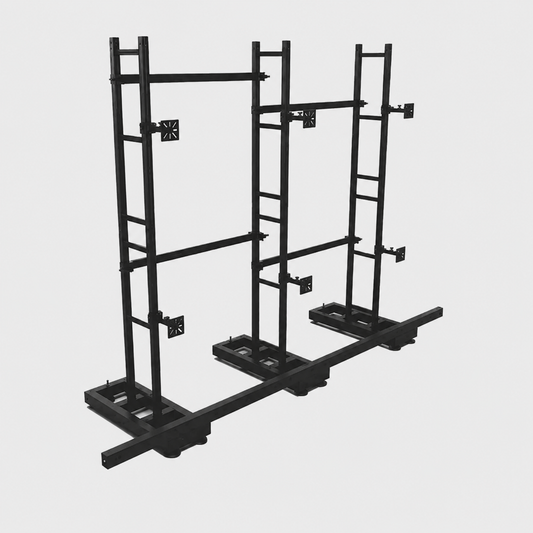 Support d'écran LED au sol professionnel modulaire | Structure pour écrans LED 500x500 et 500x1000 - MAF